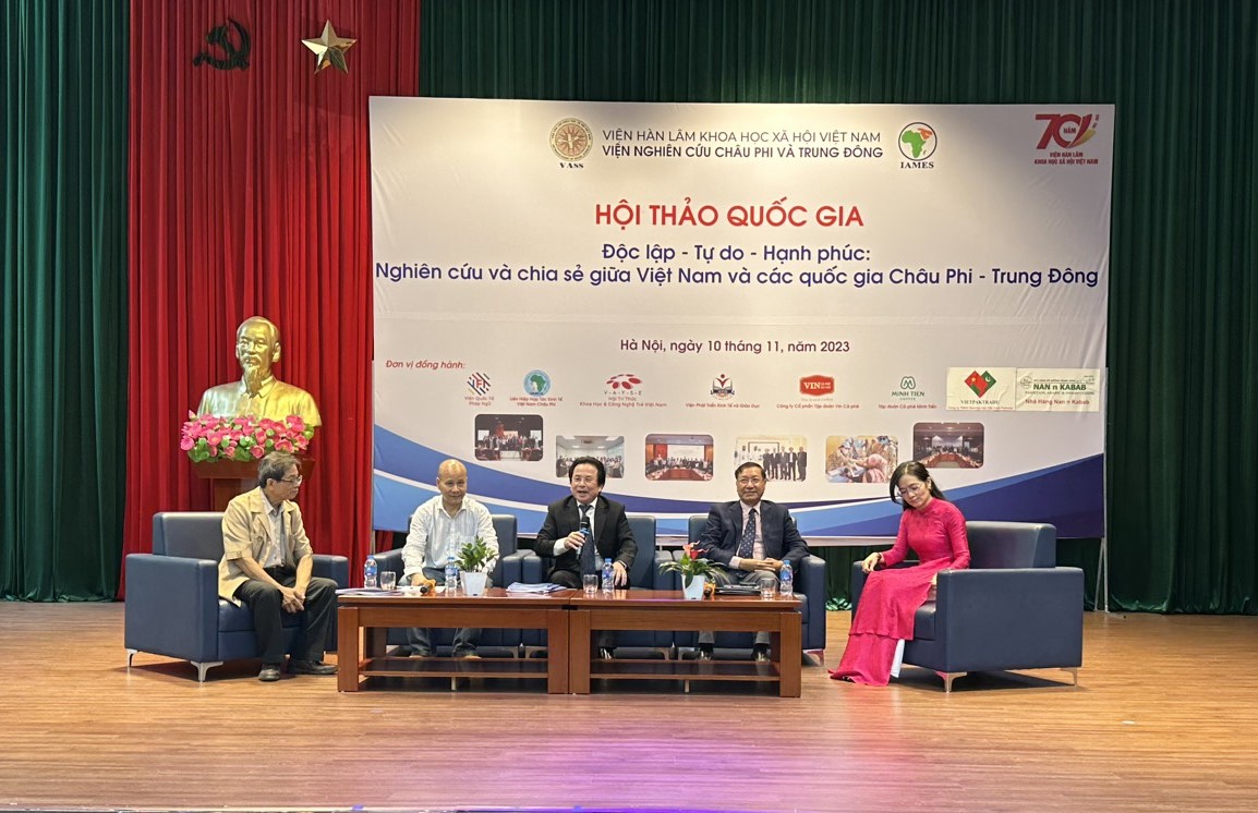 “Độc lập – Tự do – Hạnh phúc Nghiên cứu, chia sẻ giữa Việt Nam và các quốc gia châu Phi - Trung Đông”