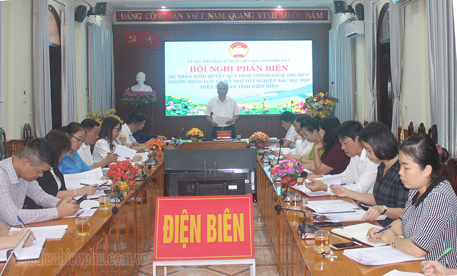 Điện Biên Góp ý Dự thảo Nghị quyết về thu hút nhân lực sau đại học