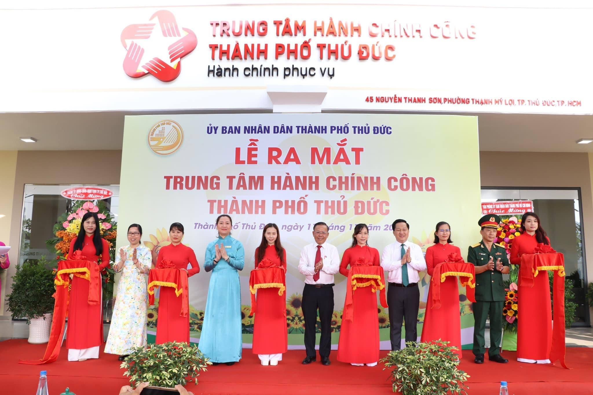 TP Thủ Đức ra mắt Trung tâm Hành chính công