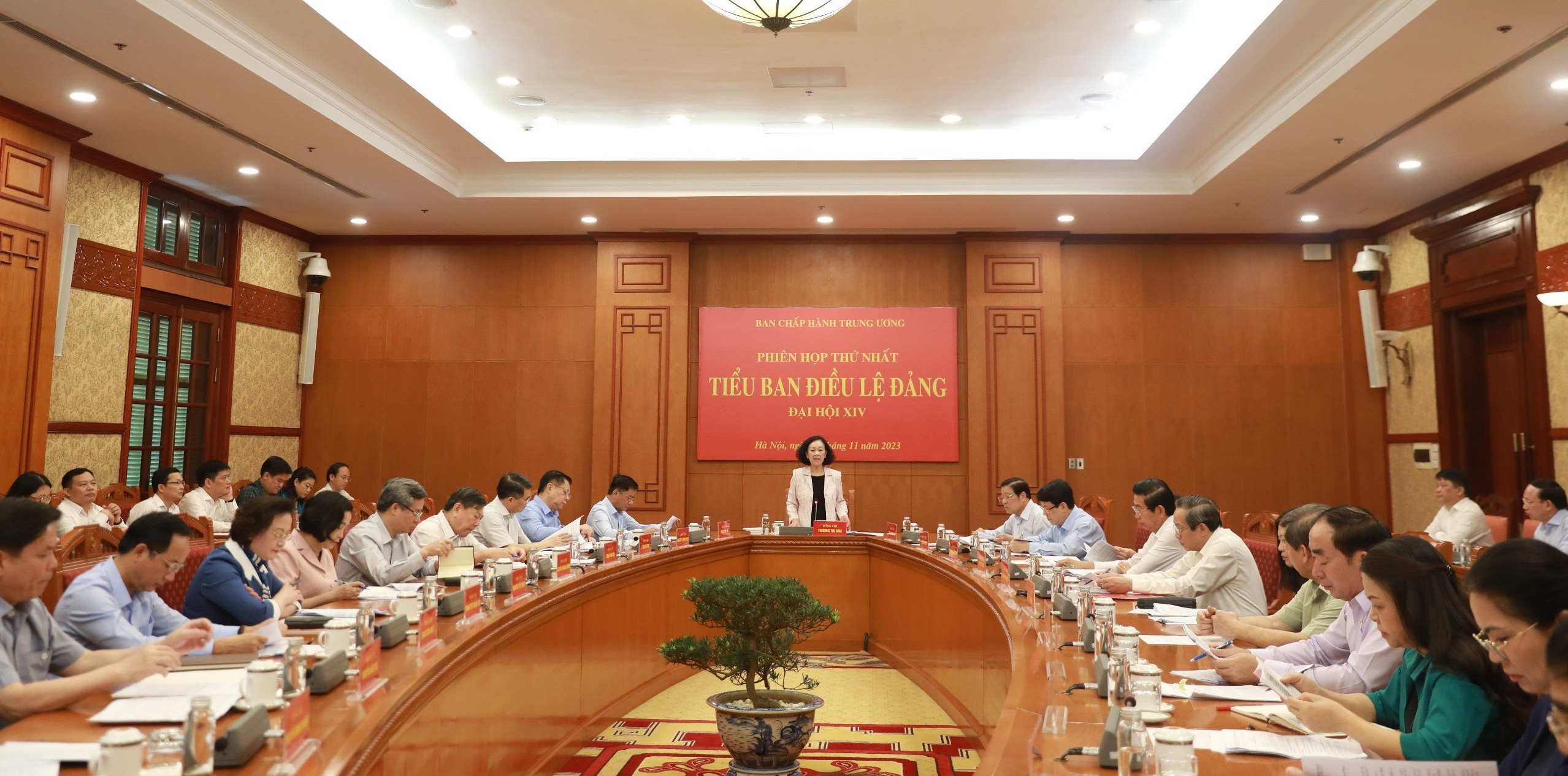 Phiên họp thứ nhất Tiểu ban Điều lệ Đảng Đại hội khóa XIV