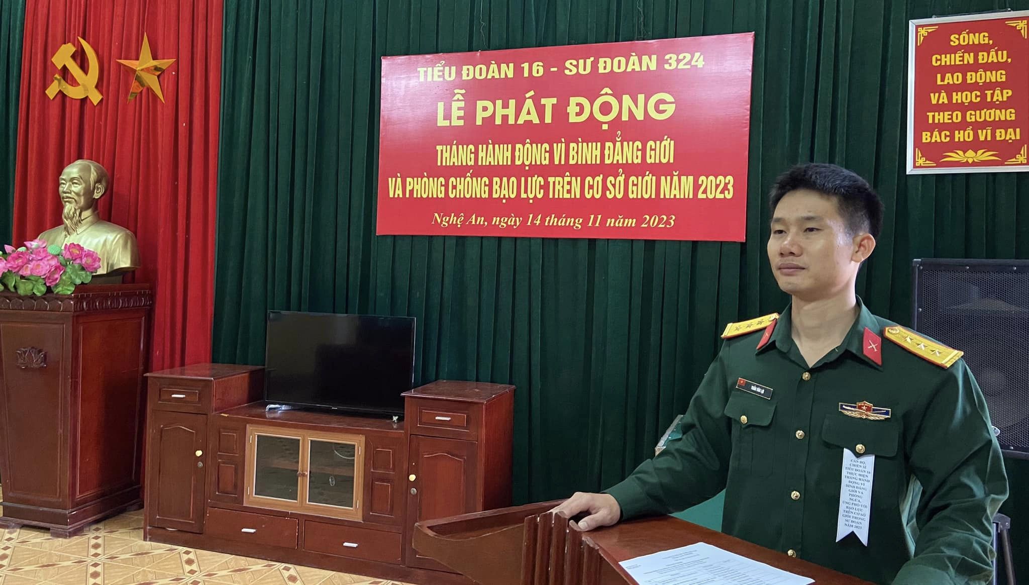 Thúc đẩy bình đẳng giới và phòng ngừa, ứng phó với bạo lực trên cơ sở giới ở đơn vị quân đội