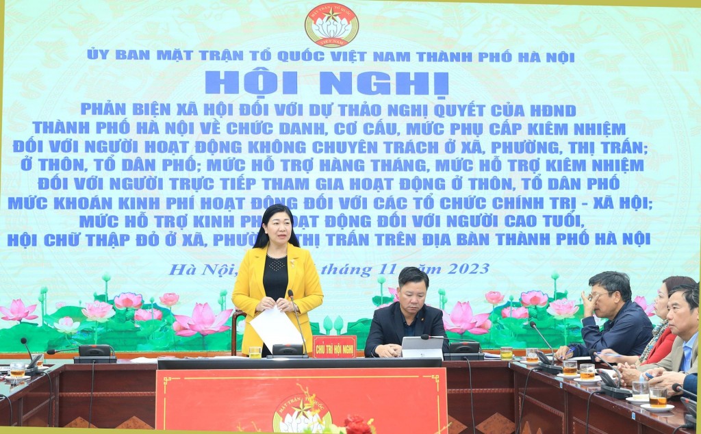 Hà Nội Đề xuất tăng phụ cấp hằng tháng đối với cán bộ cơ sở