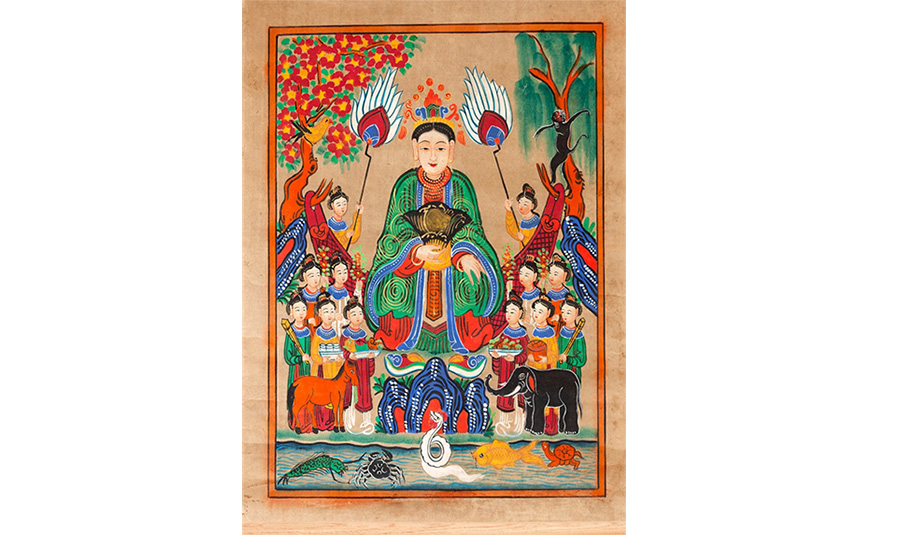 Sắc mầu văn hóa tranh dân gian Hàng Trống