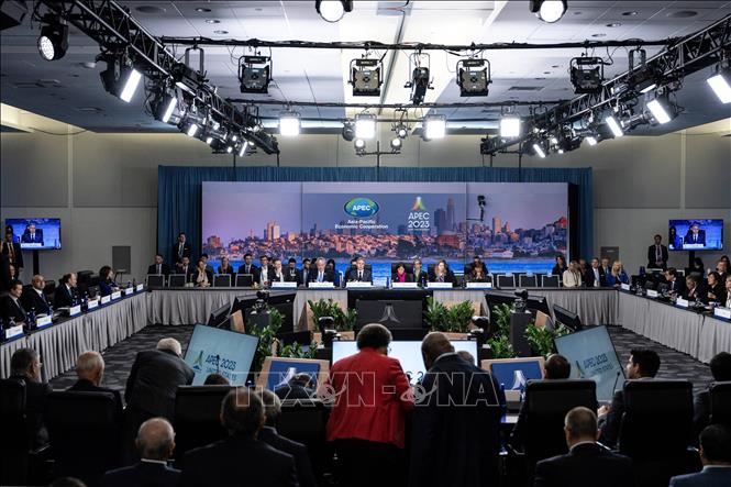 APEC 2023 Tuyên bố Cổng Vàng hướng đến một tương lai kiên cường và bền vững cho tất cả mọi người