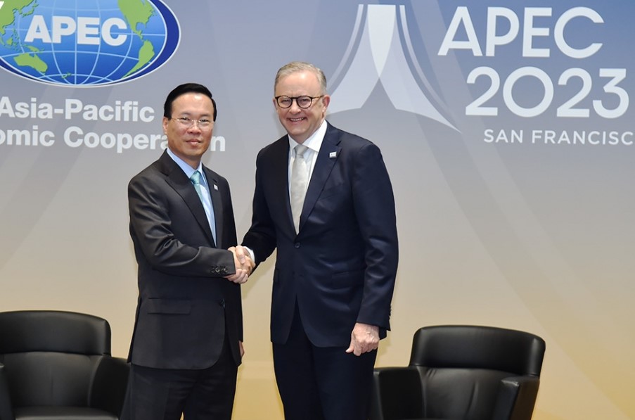 Chủ tịch nước tiếp Thủ tướng Australia nhân dịp dự Tuần lễ Cấp cao APEC 2023