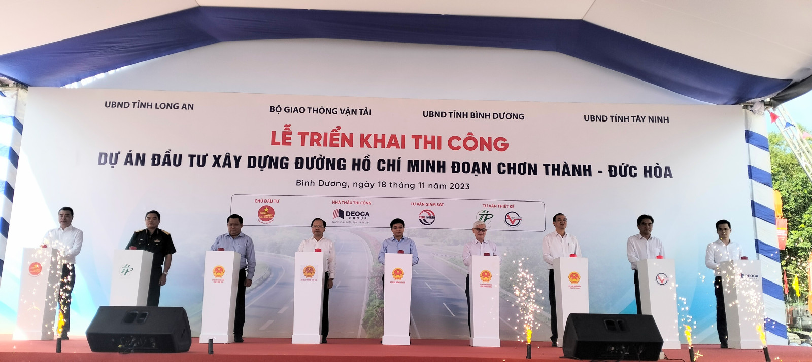 Khởi công xây dựng đường Hồ Chí Minh đoạn Chơn Thành - Đức Hòa