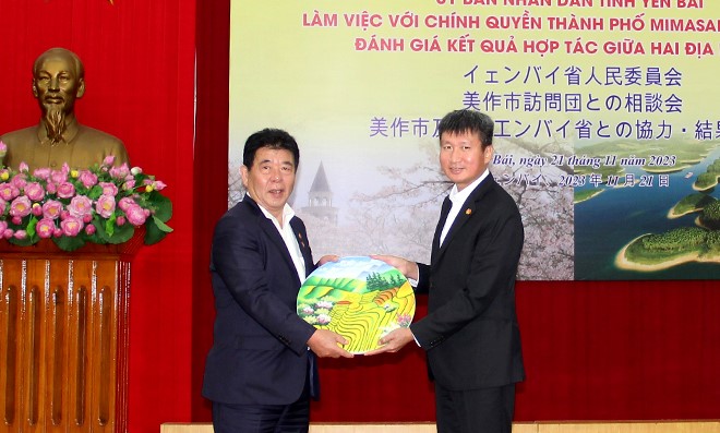 Yên Bái và thành phố Mimasaka Nhật Bản đẩy mạnh hợp tác trên nhiều lĩnh vực