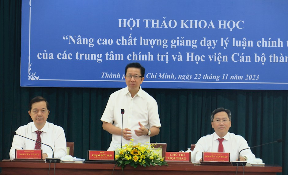 TP Hồ Chí Minh tổ chức hội thảo nâng cao chất lượng giảng dạy lý luận chính trị