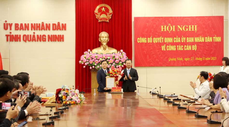 Quảng Ninh công bố quyết định về công tác cán bộ