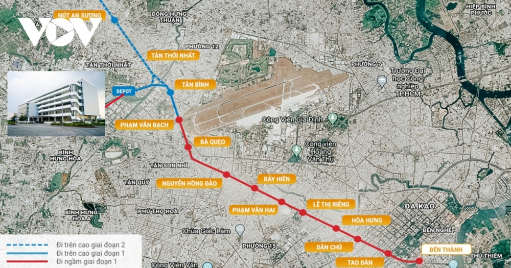TP Hồ Chí Minh dự kiến đưa vào khai thác tuyến Metro số 2 vào năm 2032