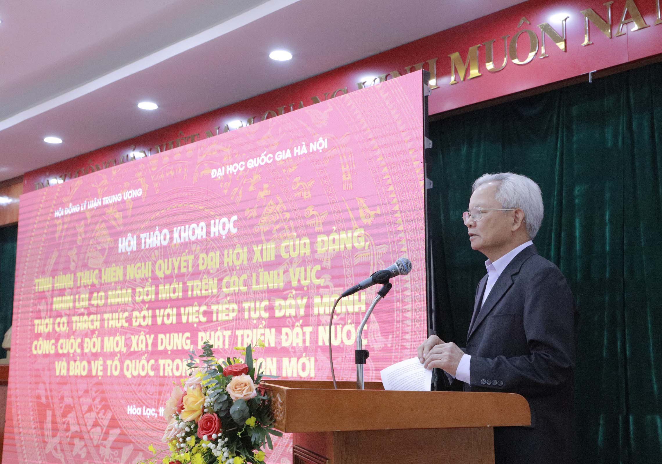 Nhìn lại 40 năm đổi mới gắn với việc thực hiện nhiệm vụ Đại hội XIII của Đảng