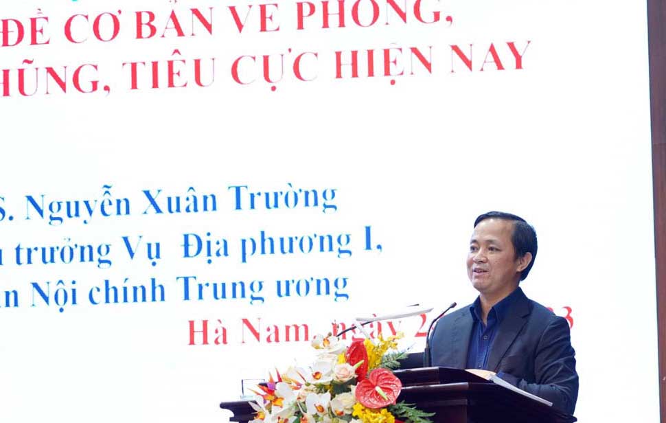 Bồi dưỡng nghiệp vụ công tác phòng, chống tham nhũng, tiêu cực
