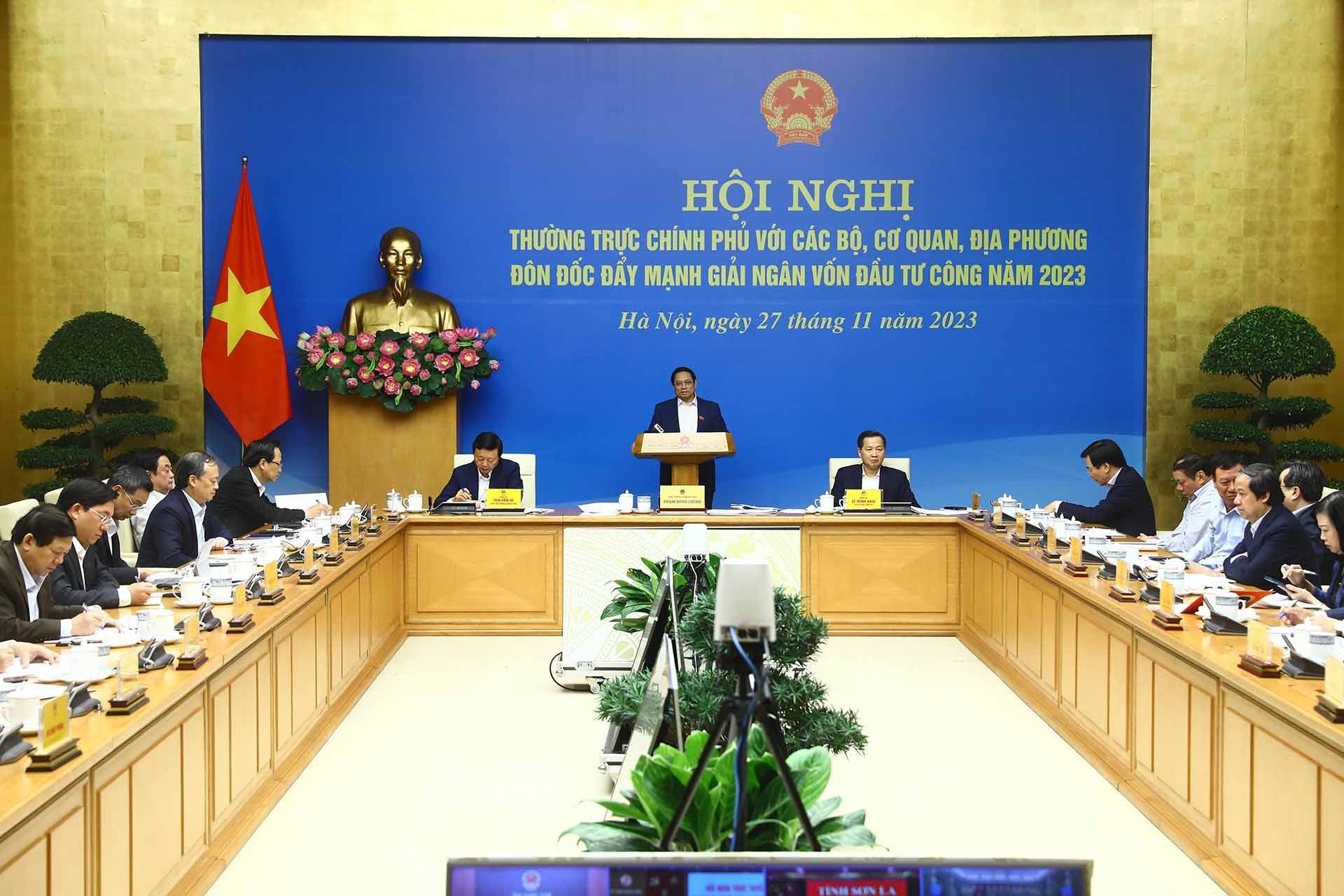 Đôn đốc đẩy mạnh giải ngân vốn đầu tư công năm 2023