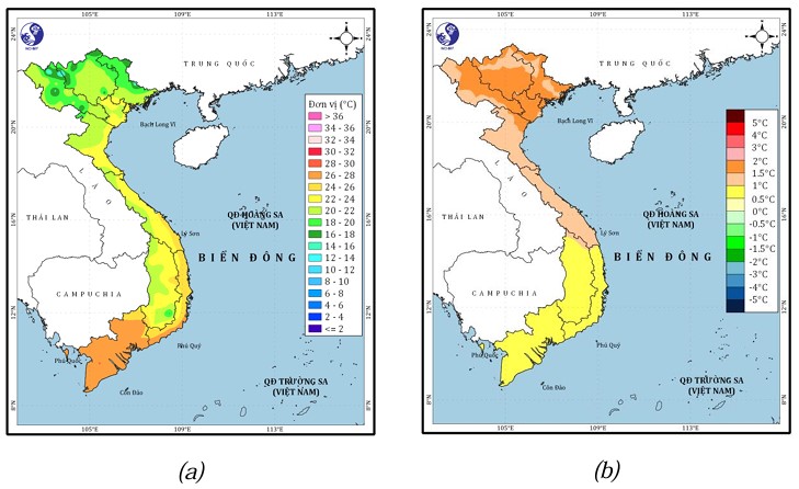 Dự báo xu thế khí hậu tháng 11 2023
