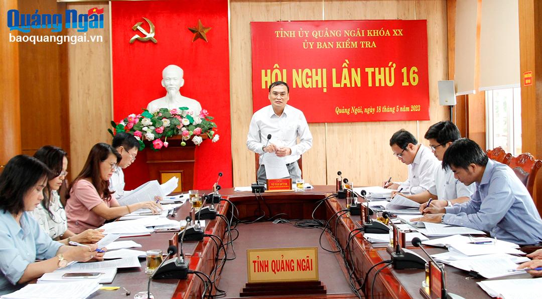 Tỉnh ủy Quảng Ngãi Kiểm điểm phải có phương án khắc phục khuyết điểm, tồn tại