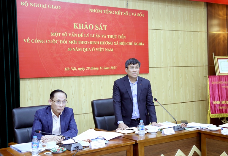 Khảo sát một số vấn đề lý luận và thực tiễn trong 40 năm đổi mới