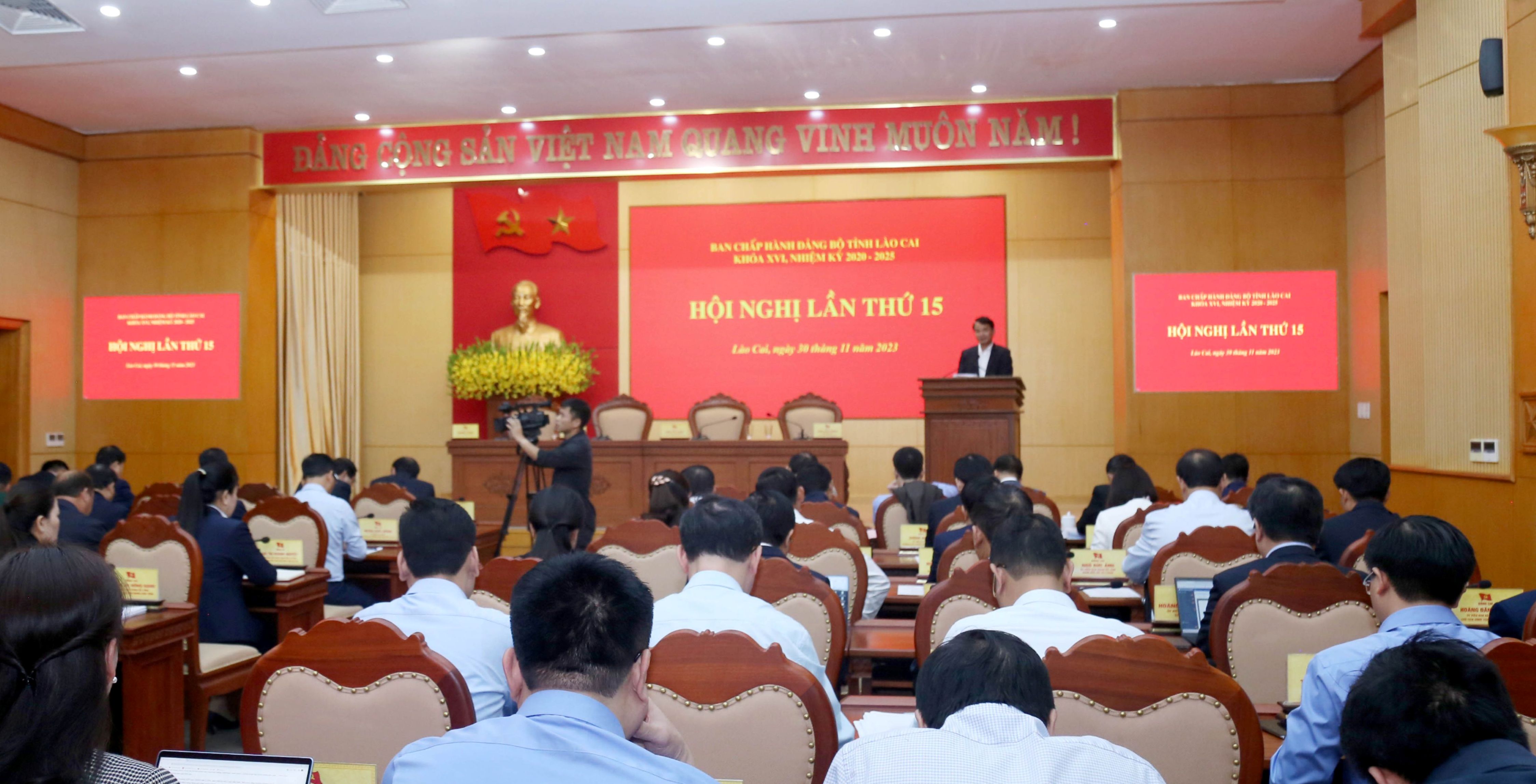 Hội nghị lần thứ 15 Ban Chấp hành Đảng bộ tỉnh Lào Cai khóa XVI