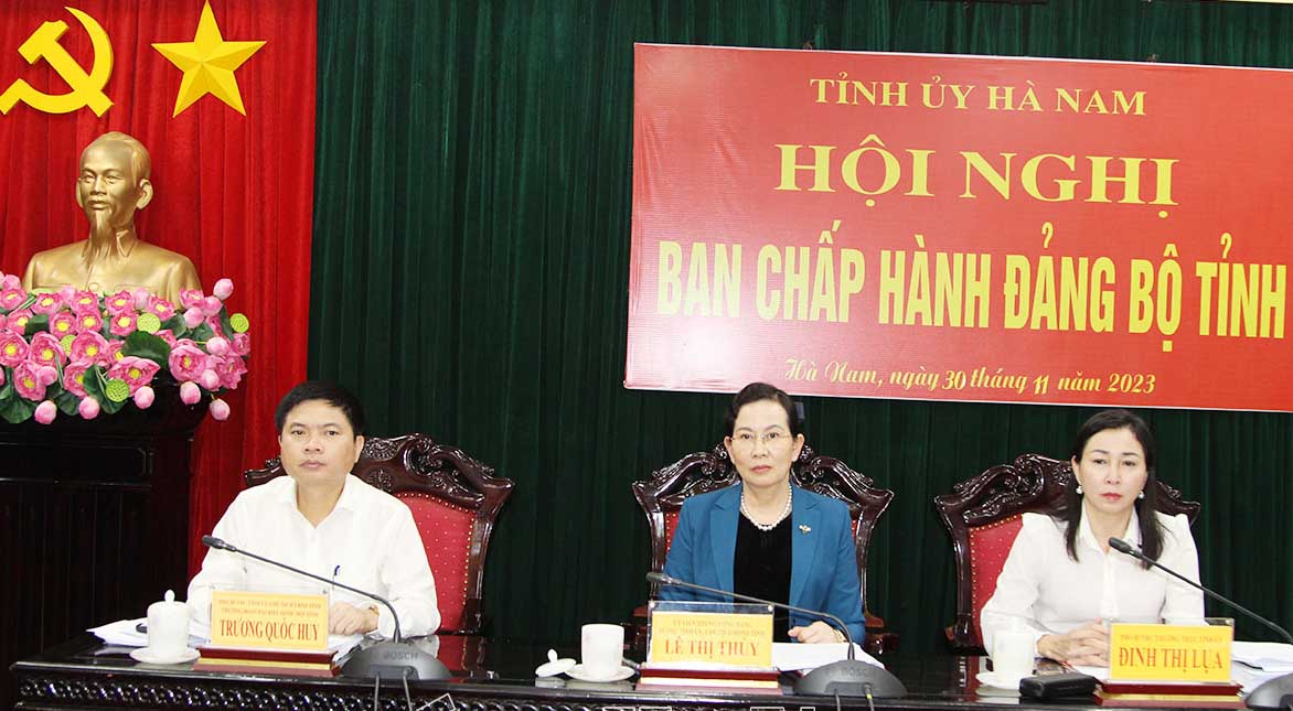 Hà Nam thảo luận kết quả năm 2023, phương hướng năm 2024