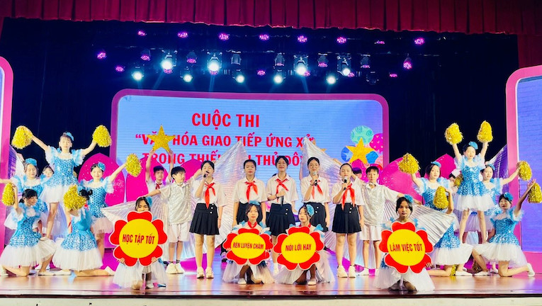 “Văn hóa giao tiếp ứng xử trong thiếu nhi Thủ đô”