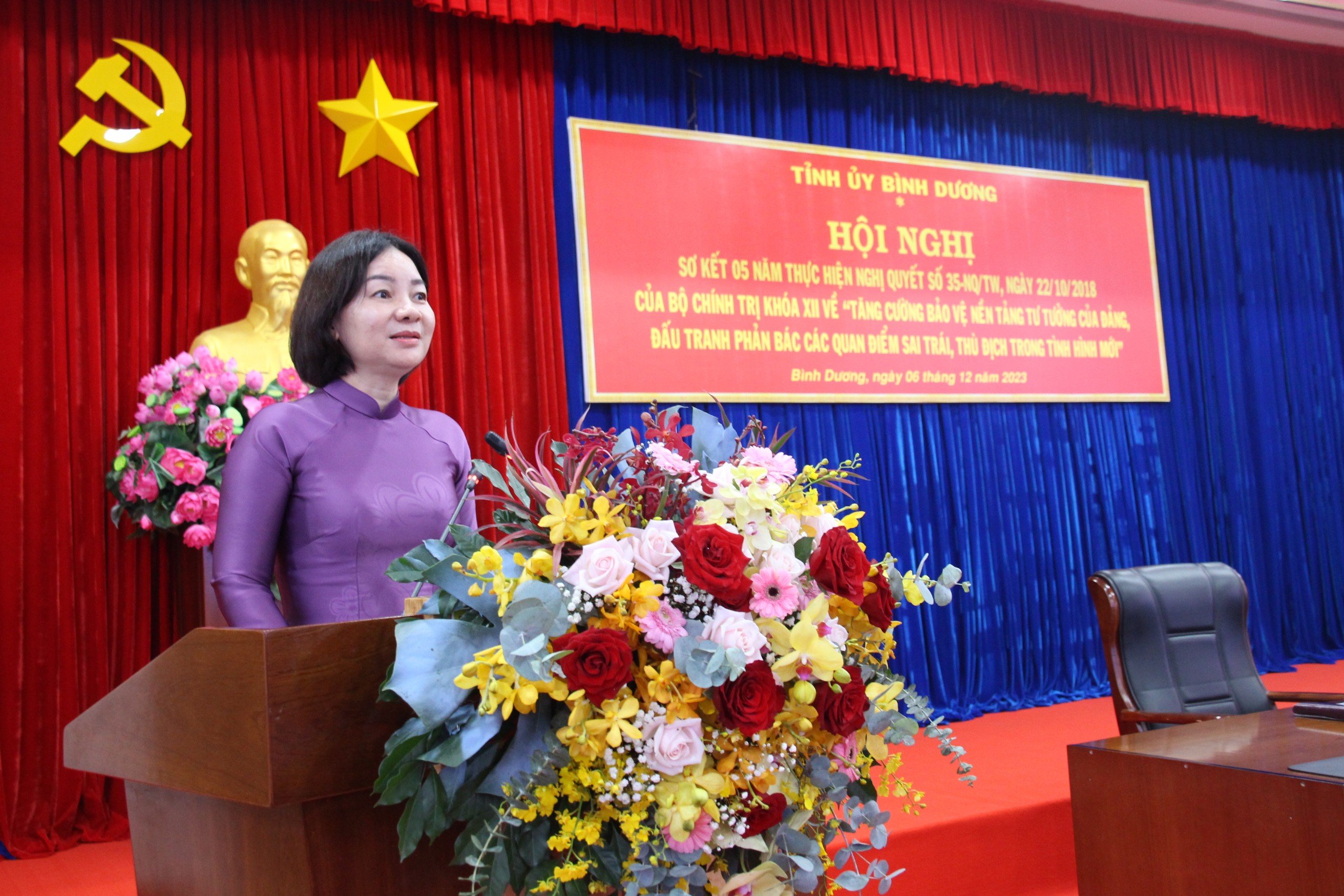 Bình Dương Tăng cường bảo vệ nền tảng tư tưởng của Đảng trong tình hình mới