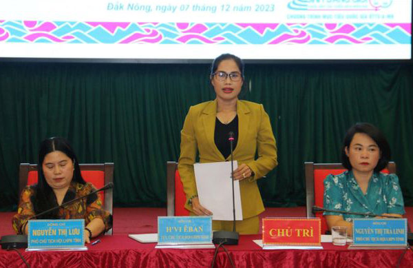 Đắk Nông Đạt nhiều kết quả thiết thực sau 3 năm triển khai thực hiện bình đẳng giới