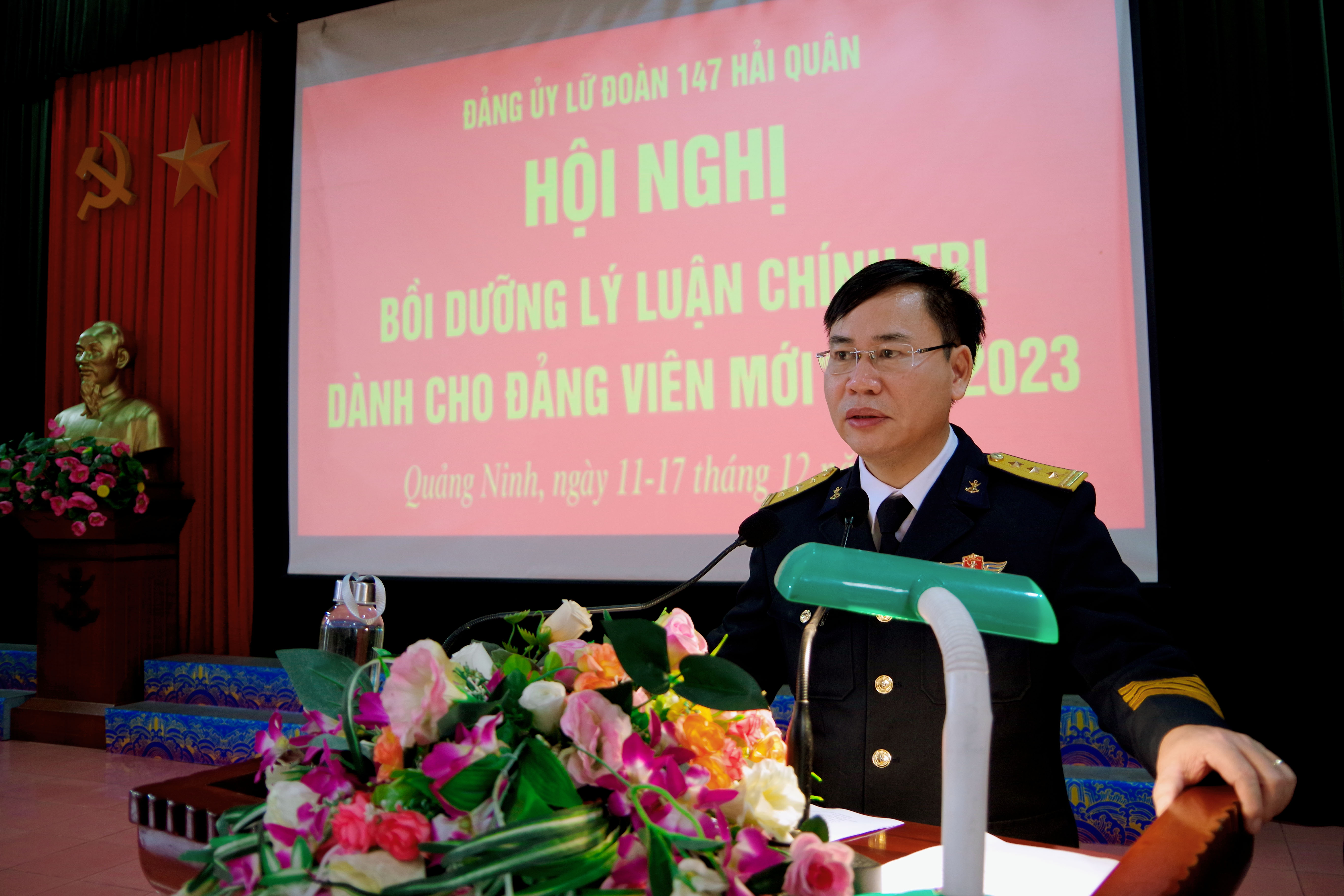 Lữ đoàn 147 khai mạc Lớp bồi dưỡng lý luận chính trị cho đảng viên mới