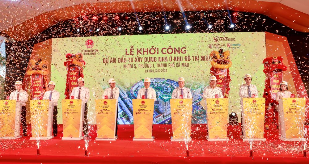 T T Group khởi công dự án đô thị hơn 1 000 tỷ đồng tại Cà Mau
