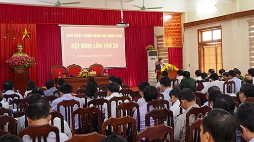 Lệ Thủy Quảng Bình  Tập trung đổi mới trong công tác xây dựng Đảng