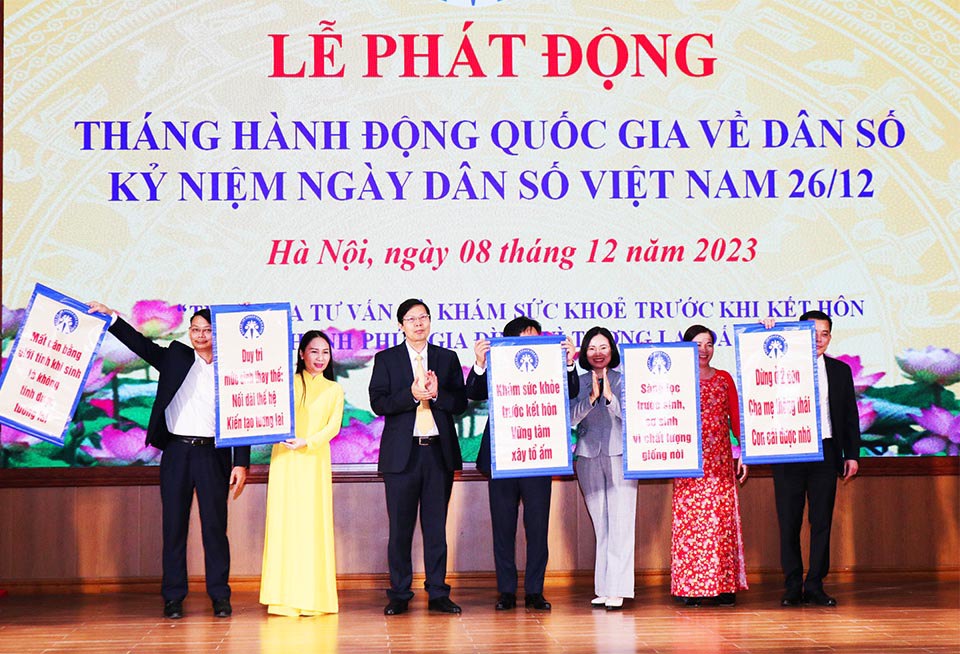Hà Nội Phát động tháng hành động quốc gia về dân số