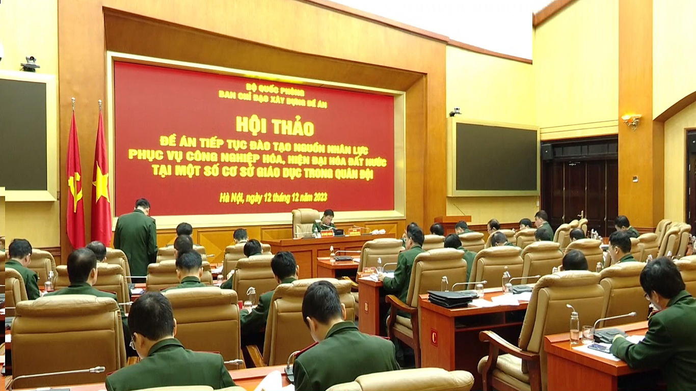 Đào tạo nhân lực phục vụ công nghiệp hoá, hiện đại hóa đất nước tại các trường quân đội