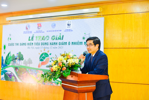 Trao giải cuộc thi Sáng kiến tiêu dùng xanh, giảm ô nhiễm nhựa