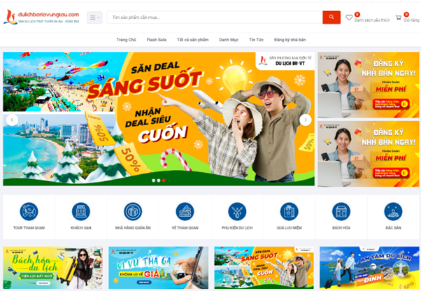 ​Nhiều ưu đãi hấp dẫn tại Hội chợ du lịch trực tuyến Bà Rịa- Vũng Tàu 2023