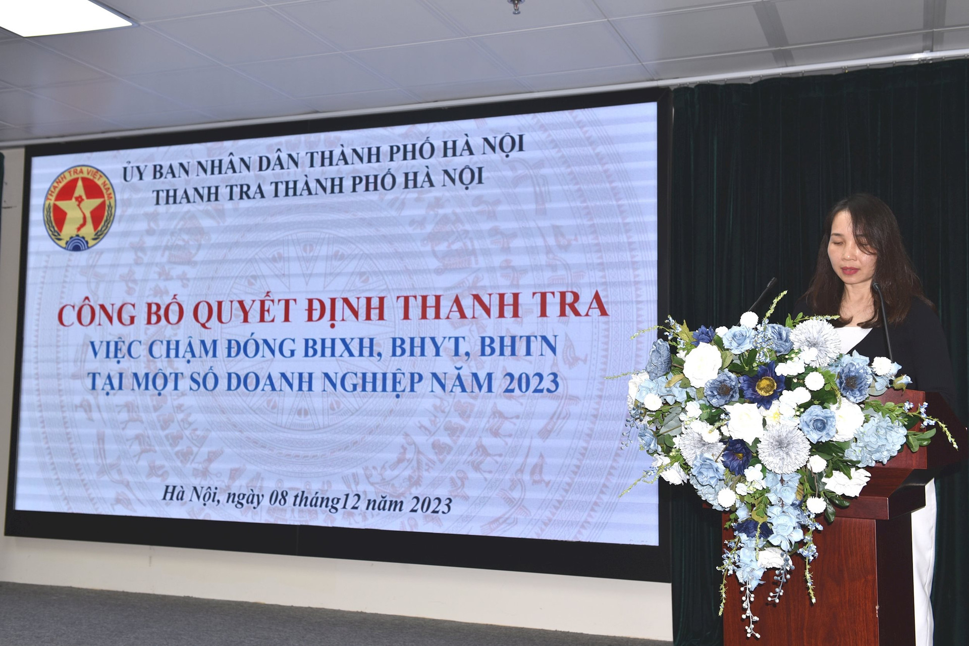 Hà Nội Công bố quyết định thanh tra 45 đơn vị chậm đóng bảo hiểm xã hội