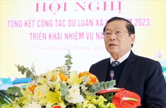 Công tác dư luận xã hội phải là nhịp cầu nối giữa ý Đảng, lòng dân