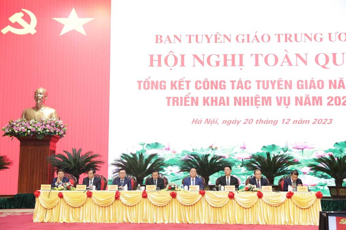 Ngành Tuyên giáo tổng kết năm 2023 và triển khai nhiệm vụ năm 2024