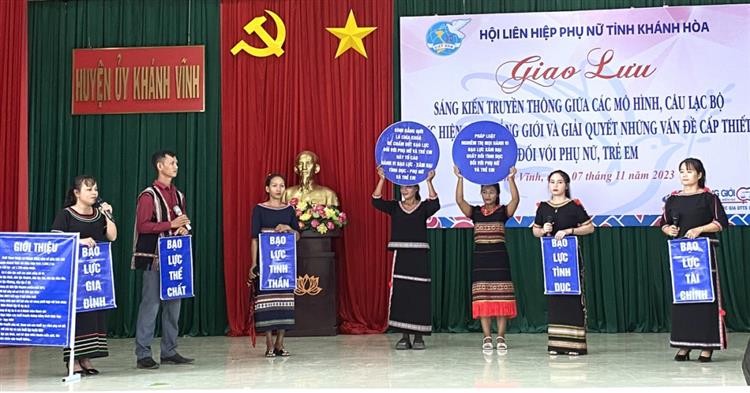 Khánh Hòa Nâng cao nhận thức về bình đẳng giới trong cộng đồng