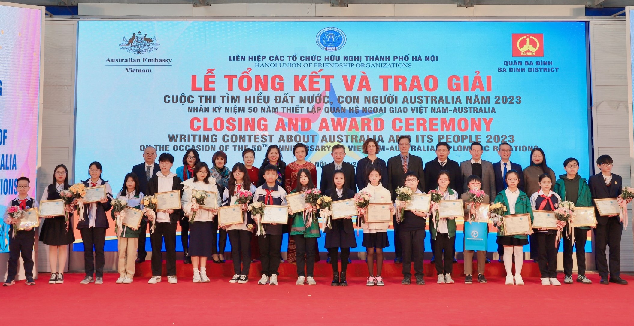 Trao giải Cuộc thi tìm hiểu đất nước, con người Australia