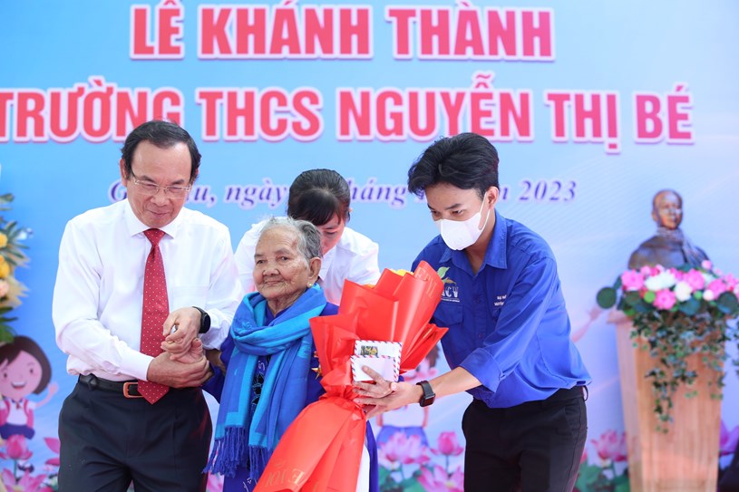 Khánh thành ngôi trường mang tên Anh hùng lực lượng vũ trang nhân dân Nguyễn Thị Bé