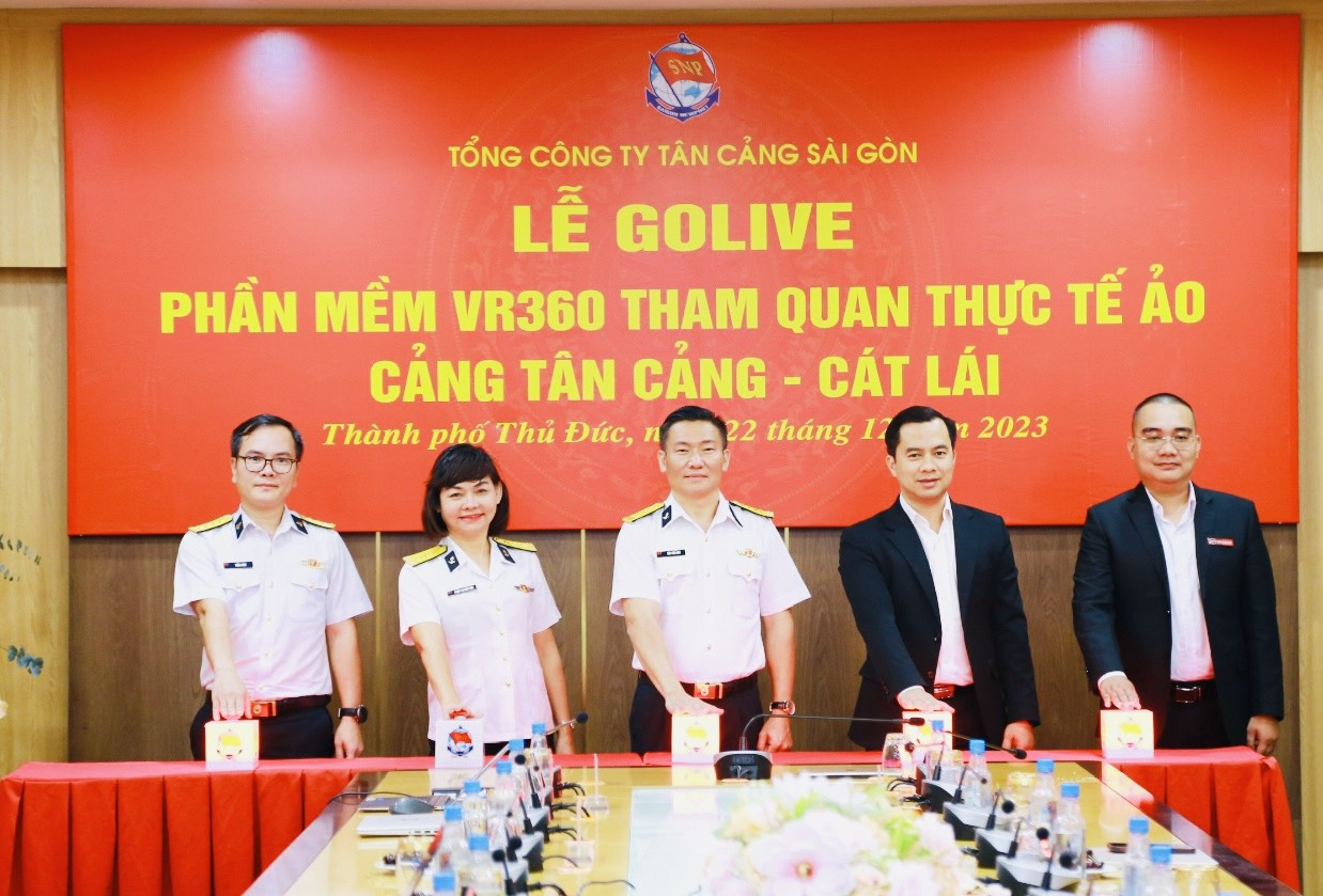 Tân Cảng Sài Gòn golive phần mềm thực tế ảo VR360 cảng Tân Cảng Cát Lái