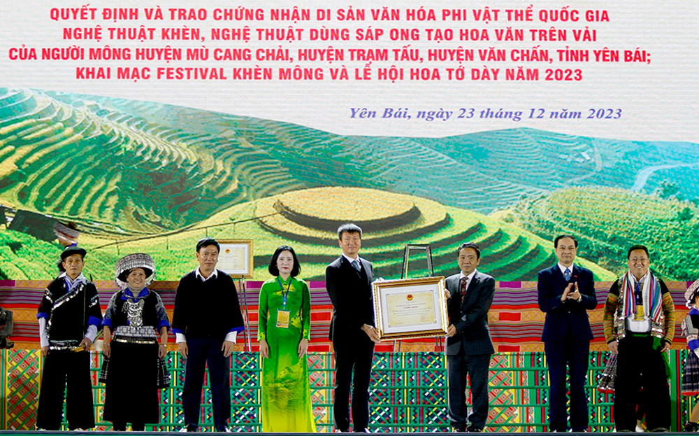 Hai loại hình nghệ thuật của người Mông là Di sản văn hóa phi vật thể Quốc gia
