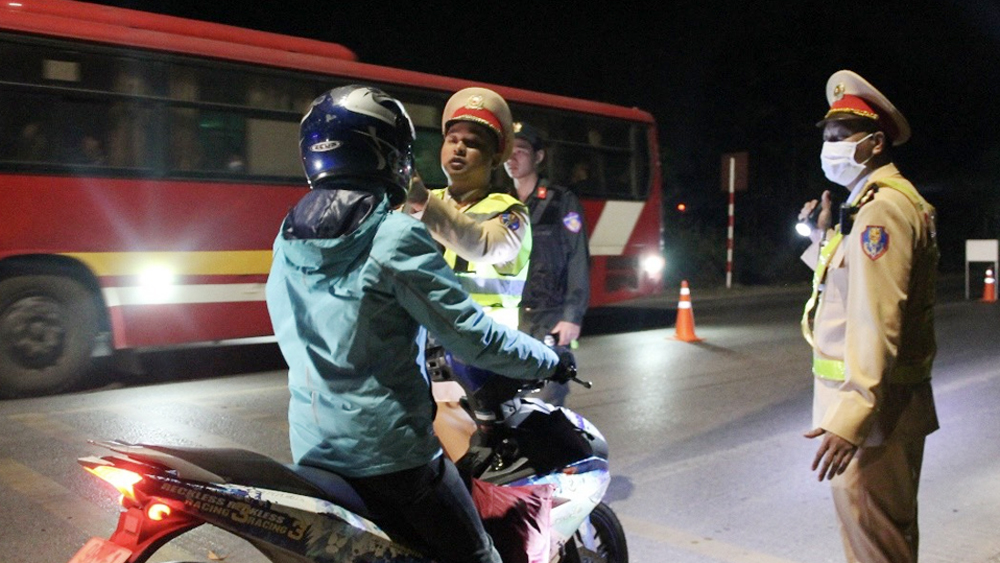 Bắc Giang Xử lý 174 trường hợp vi phạm nồng độ cồn