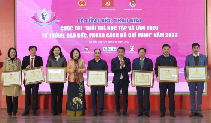 ​Trao giải Cuộc thi “Tuổi trẻ học tập và làm theo tư tưởng, đạo đức, phong cách Hồ Chí Minh” năm 2023