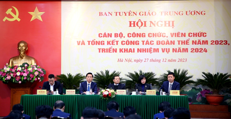 Tiếp tục nâng cao hiệu quả hoạt động của các tổ chức đoàn thể Ban Tuyên giáo Trung ương