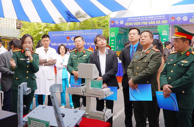 Nhiều ý tưởng sáng tạo của các cơ sở y tế xuất hiện trong Triển lãm Sáng tạo trẻ ngành Y tế Thủ đô