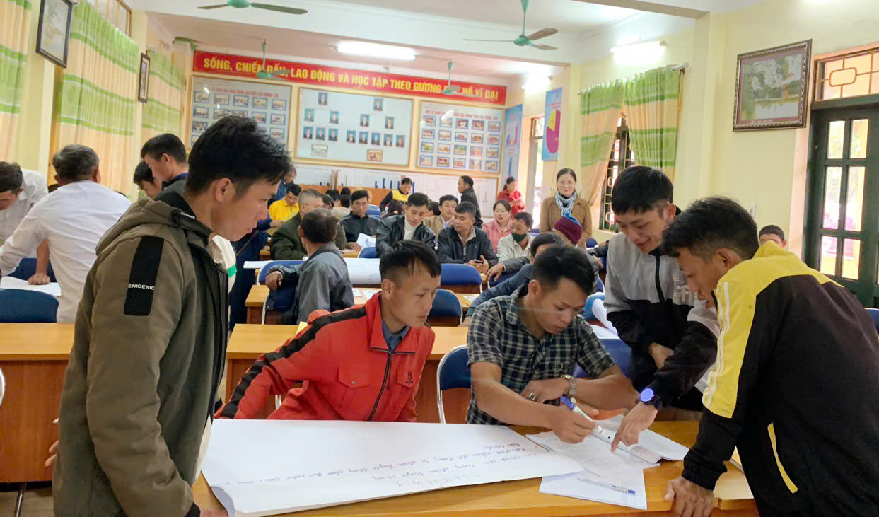 Mường Nhé Giao lưu Tổ truyền thông cộng đồng trao đổi kinh nghiệm triển khai về Bình đẳng giới