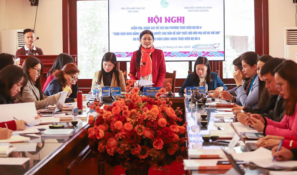 Kiểm tra, giám sát, hỗ trợ việc thực hiện bình đẳng giới tại Thái Nguyên