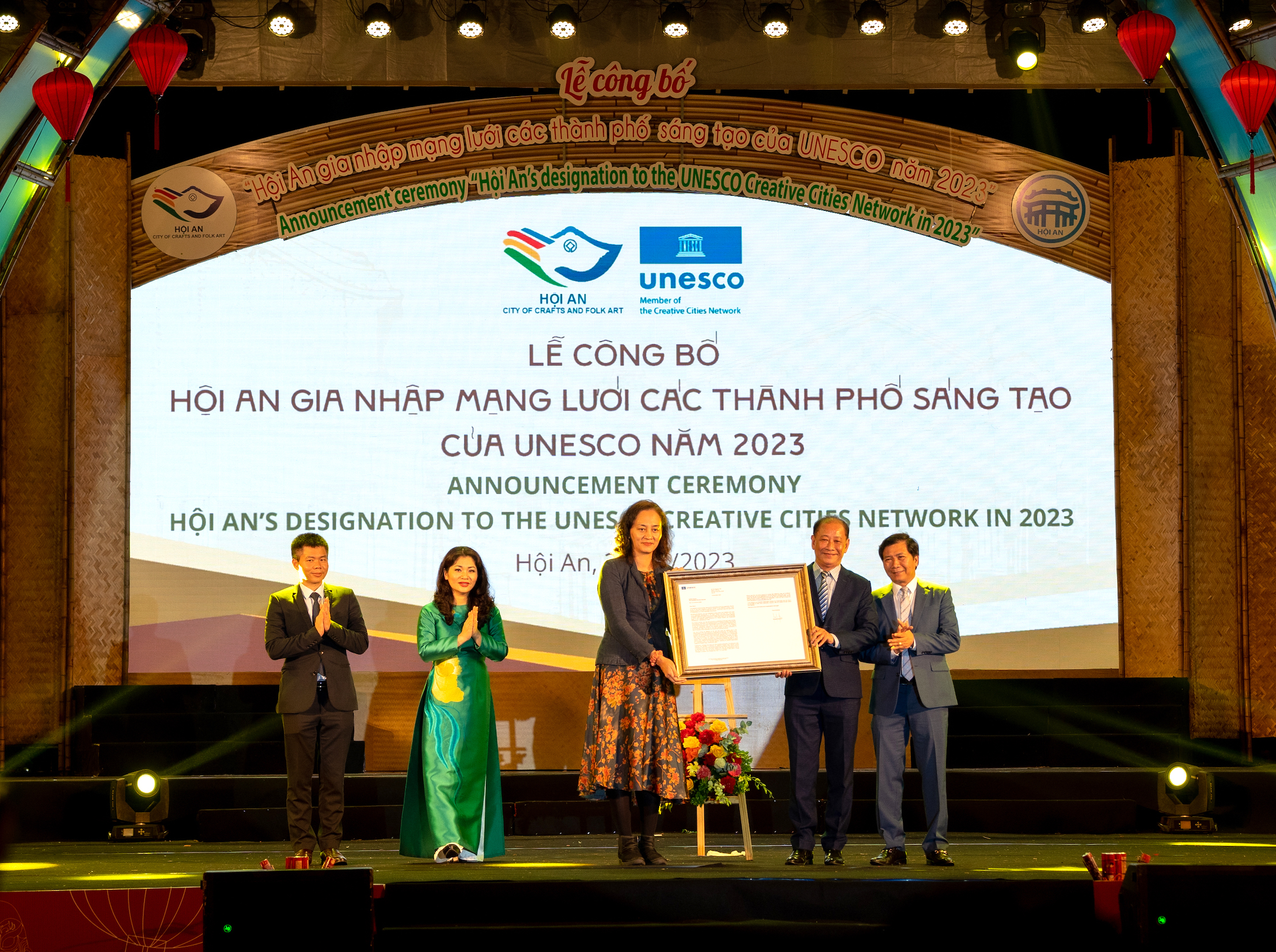 Hội An công bố gia nhập Mạng lưới các Thành phố sáng tạo toàn cầu