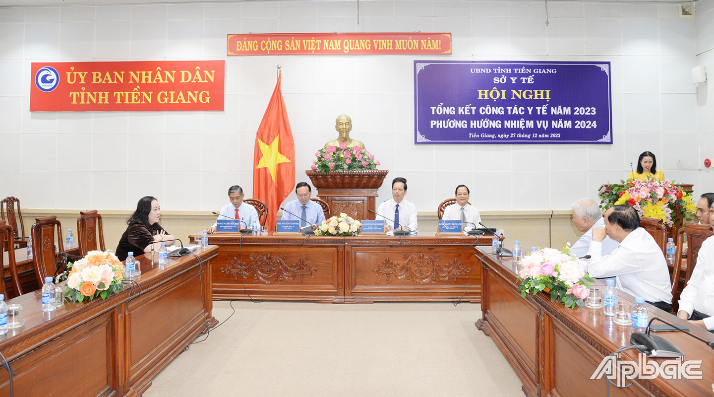 Ngành Y tế Tiền Giang triển khai nhiệm vụ năm 2024