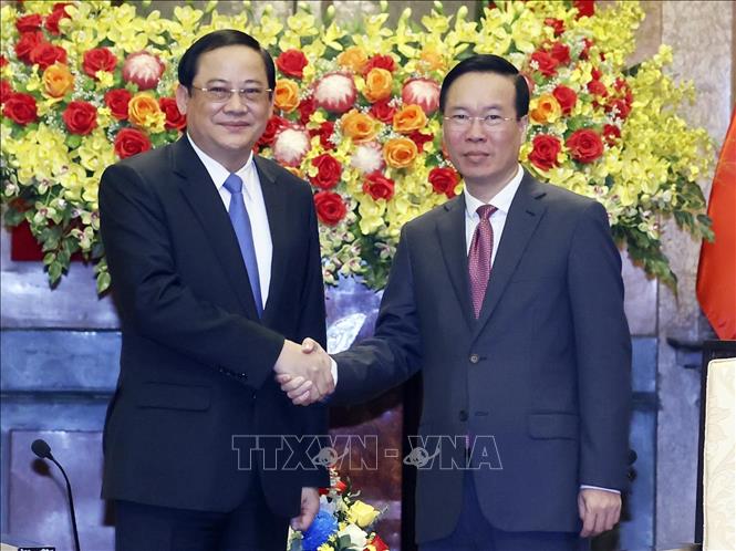 Việt Nam - Lào không ngừng thúc đẩy hợp tác trên các lĩnh vực