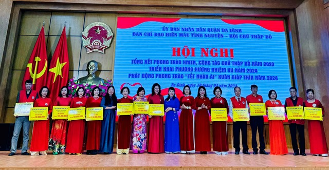 Bước phát triển đáng ghi nhận trong năm 2023 của Chữ Thập đỏ quận Ba Đình, Hà Nội
